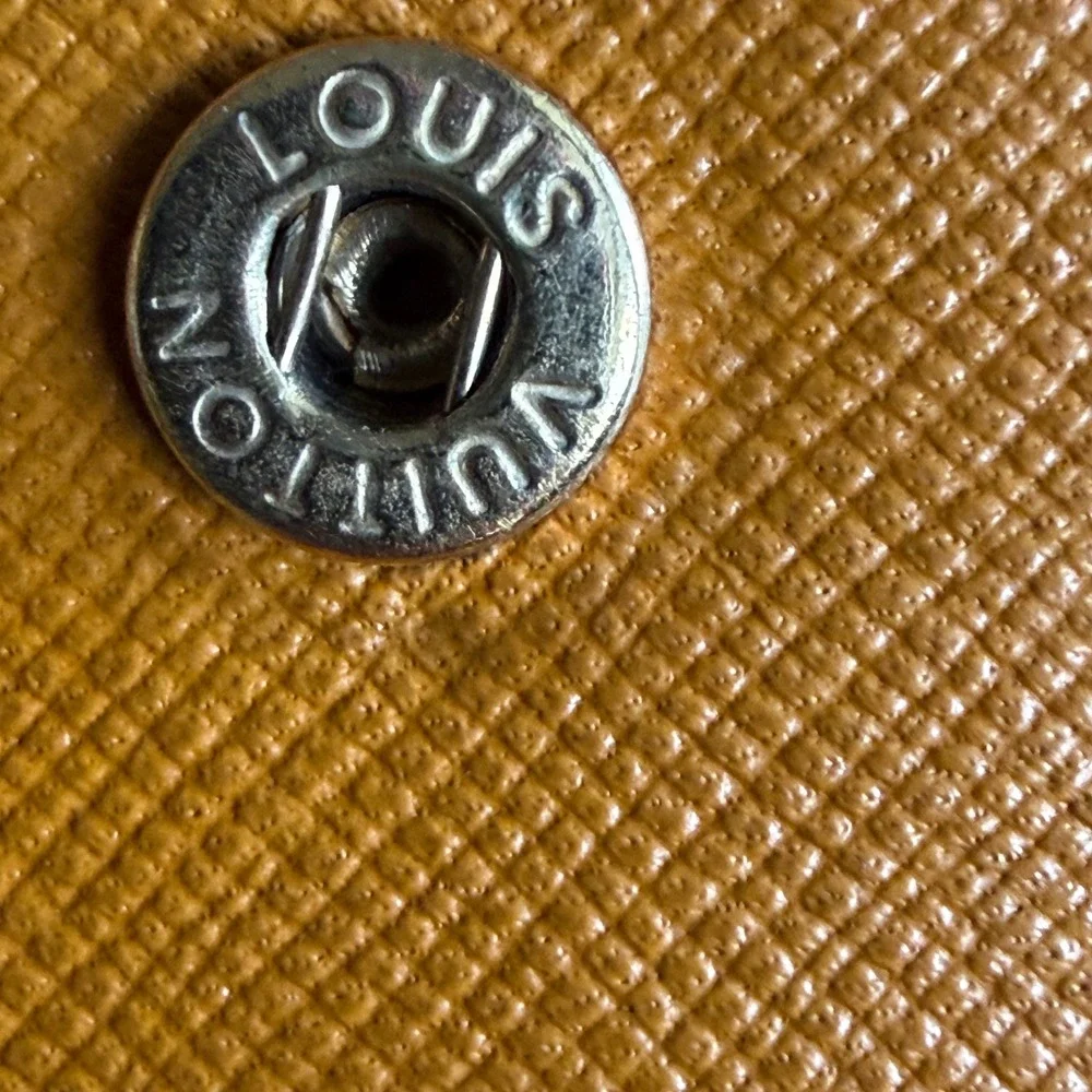 Louis Vuitton Monogram Mini Wallet Designer Classic 2000s Vintage Beige y2k